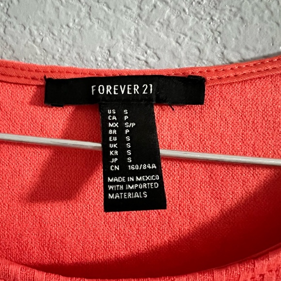 Forever 21 orange women dress - Picture 4 of 4